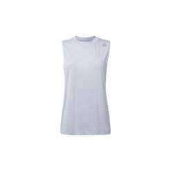 Topy na ramiączkach / T-shirty bez rękawów Reebok Sport Koszulka bez rękawów Training Essentials Marble. Białe topy damskie marki Reebok Sport, xl, bez wzorów, bez rękawów. Za 99,95 zł.