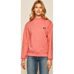 Dickies - Bluza. Różowe bluzy damskie Dickies, s, z aplikacjami, z bawełny, bez rękawów, bez kaptura. Za 239,90 zł.