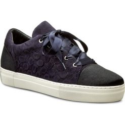Sneakersy JOOP! - Daphne 4140003015 Dark Blue 402. Niebieskie półbuty damskie JOOP!, bez wzorów, ze skóry, bez obcasa, na płaskiej podeszwie, bez zapięcia. W wyprzedaży za 469,00 zł.