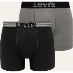 Levi's - Bokserki (2-pack). Czarne bokserki męskie Levi's®, bez wzorów, z elastanu. W wyprzedaży za 99,90 zł.
