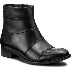 Botki CARINII - S4176 E50-000-POL-769. Czarne botki damskie skórzane marki Carinii. W wyprzedaży za 199,00 zł.