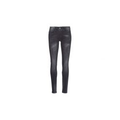 Jeansy slim fit Freeman T.Porter Ellyn SDM. Czarne jeansy damskie marki Freeman T. Porter, bez wzorów, z jeansu. Za 319,20 zł.