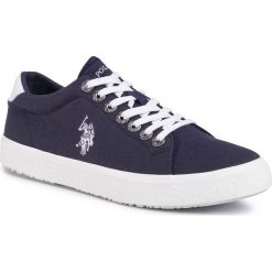 Tenisówki U.S. POLO ASSN. - Jaxon MARCS4082S0/CY1 Droy. Niebieskie półbuty męskie U.S. Polo Assn., bez wzorów, z gumy, bez zapięcia. Za 259,00 zł.