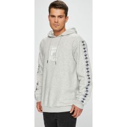 Fila - Bluza. Szare bluzy męskie Fila, xl, z nadrukiem, z bawełny, z kapturem, bez rękawów, z kapturem. W wyprzedaży za 299,90 zł.