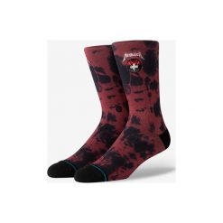 Stance Master Of Puppets Skarpetki Czarny Czerwony. Czerwone skarpetki męskie Stance, bez wzorów, z elastanu. Za 85,95 zł.