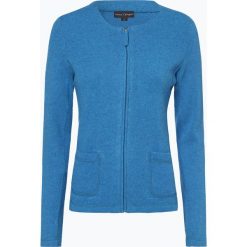 Franco Callegari - Kardigan damski, niebieski. Niebieskie kardigany damskie marki Franco Callegari, xl, z wełny. Za 119,95 zł.