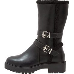 Buty zimowe damskie: New Look Wide Fit WIDE FIT BANDIT Kozaki na platformie black