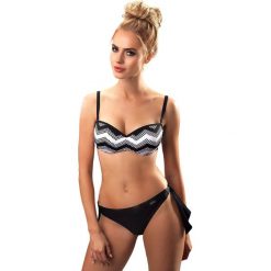 Stroje dwuczęściowe damskie: Bikini w kolorze czarno-białym