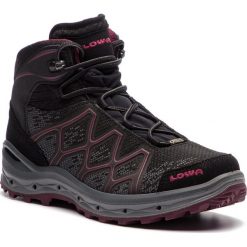 Trekkingi LOWA - Aerox Gtx GORE-TEX 320611 Black/Berry 9952. Czarne buty trekkingowe damskie Lowa. W wyprzedaży za 769,00 zł.