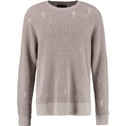 Kardigany męskie: AllSaints FORRAM CREW OVERSIZED FIT Sweter putty grey marl
