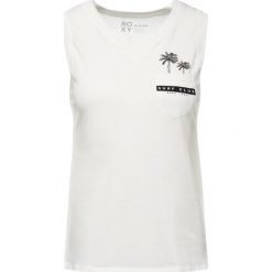 Top Roxy ERJZT04491. Białe bluzki damskie Roxy, s, bez wzorów, z bawełny, polo, bez rękawów. W wyprzedaży za 79,00 zł.