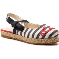 Espadryle ESPADRILLES - Hide 22184-35779-1 Small Chiloe/Negro. Brązowe espadryle damskie Espadrilles, bez wzorów, ze skóry, bez obcasa. W wyprzedaży za 299,00 zł.