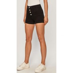Tally Weijl - Szorty. Czarne szorty damskie TALLY WEIJL, bez wzorów, z elastanu, casualowe. Za 59,90 zł.