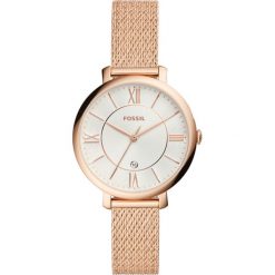 Fossil - Zegarek ES4352. Żółte zegarki damskie Fossil, ze stali. W wyprzedaży za 599,90 zł.