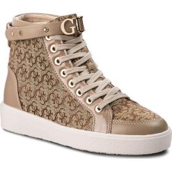 Sneakersy GUESS - FLGRC3 FAL12 BEIBR. Brązowe półbuty damskie marki Guess, ze skóry ekologicznej. W wyprzedaży za 379,00 zł.