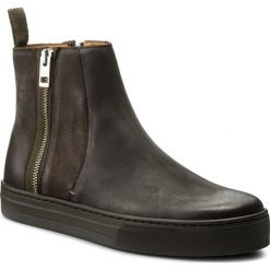Botki męskie: Kozaki BOSS - Noir 50379608 1020432801 01 Dark Grey 021