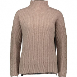 Sweter w kolorze beżowym. Brązowe golfy damskie marki Gottardi, s, z kaszmiru. W wyprzedaży za 217,95 zł.
