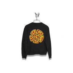 Bluza Pizza Demon Damska. Czarne bluzy damskie Failfake, xs, bez wzorów, bez rękawów, bez kaptura. Za 160,00 zł.