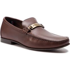 Mokasyny TOMMY HILFIGER - Core Hardware Leather Loafer FM0FM02207 Coffee 211. Pomarańczowe mokasyny męskie TOMMY HILFIGER, ze skóry, klasyczne. Za 649,00 zł.