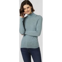 Brookshire - Sweter damski, zielony. Zielone swetry damskie brookshire, xl, bez wzorów, z wełny, eleganckie, bez rękawów, bez kaptura. Za 179,95 zł.