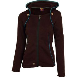 Bluzy rozpinane damskie: Woox Bluza damska Tune Fleece Ladies Hood Brown r. 36