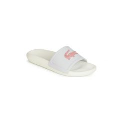 Klapki Lacoste CROCO SLIDE 119 3. Białe klapki damskie Lacoste, bez wzorów, bez obcasa. Za 169,00 zł.