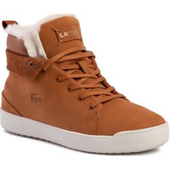 Sneakersy LACOSTE - Explorateur Thermo 4191Cfa 7-38CFA00042C3 Brw/Off Wht. Czerwone półbuty damskie Lacoste, ze skóry. W wyprzedaży za 419,00 zł.