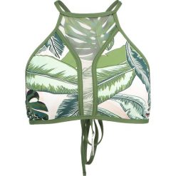 Stroje kąpielowe damskie: Seafolly PALM BEACH HIGH NECK TANK Góra od bikini moss
