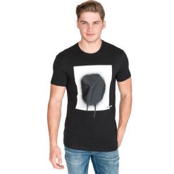Antony Morato Koszulka Czarny. Czarne podkoszulki męskie Antony Morato, xxl, z nadrukiem, z elastanu, bez kołnierzyka, krótkie. Za 154,95 zł.