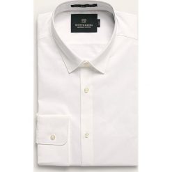 Scotch & Soda - Koszula. Niebieskie koszule męskie Scotch & Soda, s, bez wzorów, z elastanu, eleganckie, z klasycznym kołnierzykiem, z długim rękawem. W wyprzedaży za 229,90 zł.