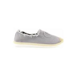 Szare espadryle wsuwane NB273P-3. Szare espadryle damskie ButyModne, bez wzorów, bez obcasa. Za 84,99 zł.