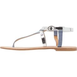 Buty damskie: mint&berry Japonki sky/argento