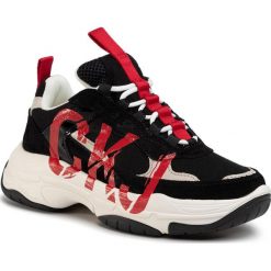 Sneakersy CALVIN KLEIN JEANS - Marleen B4R0869 Black/Stone. Czarne półbuty damskie Calvin Klein Jeans, z jeansu. Za 639,00 zł.
