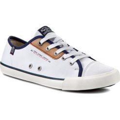 Trampki męskie: Tenisówki PEPE JEANS – Britt Classic PMS30104 White 800