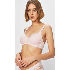 Triumph - Biustonosz. Różowe biustonosze Triumph, z haftami, z elastanu. Za 189,90 zł.