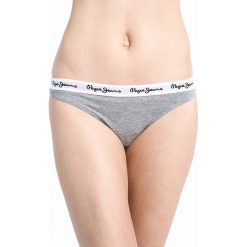Pepe Jeans - Stringi Dixie. Czarne majtki damskie s, z elastanu. Za 49,90 zł.