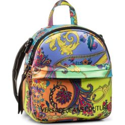 Plecak VERSACE JEANS COUTURE - E1VZABT3 71586 982. Plecaki damskie Versace Jeans Couture, bez wzorów, z jeansu. Za 849,00 zł.