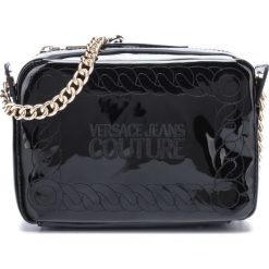 Versace Jeans Couture Cross body bag Czarny. Czarne torebki klasyczne damskie Versace Jeans Couture, w paski, z jeansu, bez dodatków. Za 679,95 zł.