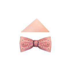 Jasnoróżowa mucha męska - paisley A39. Czarne muszki męskie Modini Moda Męska, na co dzień, bez wzorów, z tkaniny, eleganckie. Za 49,50 zł.