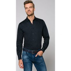 Koszula Ciemnogranatowa Paisley Arlette. Koszule męskie LANCERTO, m, z nadrukiem, z bawełny, eleganckie, bez kołnierzyka, bez rękawów. W wyprzedaży za 149,90 zł.