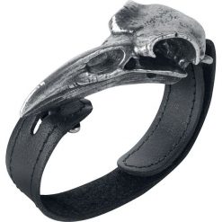 Bransoletki męskie: Alchemy Gothic Raven Skull Bransoletka standard