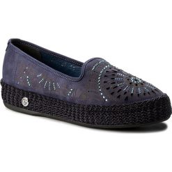 Espadryle BALDININI - 899924XBUCK131313KXX Buck Uniform. Fioletowe espadryle damskie marki Baldinini, z nubiku, na płaskiej podeszwie. W wyprzedaży za 819,00 zł.