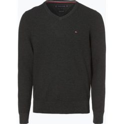 Tommy Hilfiger - Sweter męski, szary. Szare swetry męskie marki TOMMY HILFIGER, xl, bez wzorów, z dzianiny, bez kołnierzyka, bez kaptura. Za 449,95 zł.