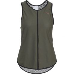 Puma EXPLOSIVE Koszulka sportowa olive. Zielone topy sportowe damskie marki Puma, l, z elastanu. W wyprzedaży za 126,75 zł.