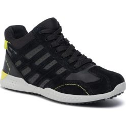 Sneakersy GEOX - J Snake.2 B. B J94ABB 022CL C9999 D Black. Czarne trampki chłopięce Geox, bez wzorów, ze skóry, bez zapięcia. Za 349,00 zł.