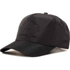 Czapka z daszkiem KARL LAGERFELD - 201W3419 Black 999. Czarne czapki męskie KARL LAGERFELD, bez wzorów, z poliesteru. Za 249,00 zł.
