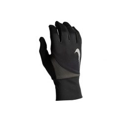 Rękawiczki damskie: Nike Rękawiczki damskie Dri-fit Tailwind Run Gloves Black/Cool Grey r. S