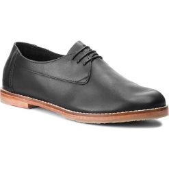 Oxfordy EMU AUSTRALIA - Riddoch W11908 Black. Czarne creepersy damskie EMU Australia, z materiału, na obcasie. Za 429,00 zł.