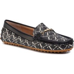 Mokasyny LAUREN RALPH LAUREN - Briony 802774700002 Black Logo. Czarne mokasyny damskie Lauren Ralph Lauren, ze skóry ekologicznej, na płaskiej podeszwie. Za 549,00 zł.