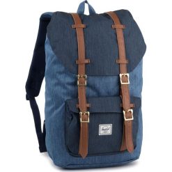 Plecak HERSCHEL - Lil Amer 10014-02730 Faded Denim/Indigo Denim. Niebieskie torby męskie skórzane Herschel, bez wzorów, z materiału. Za 469,00 zł.